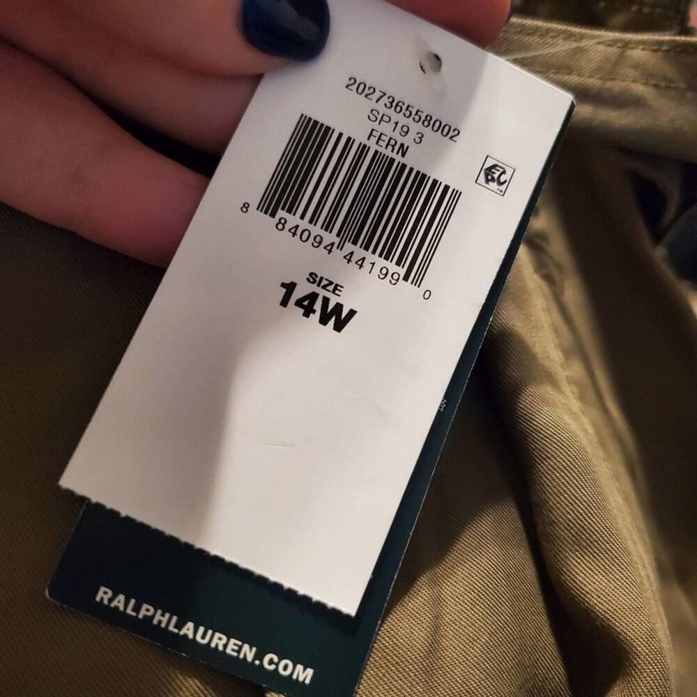 LAUREN Ralph Lauren Fern High Waist‎ Pants 14W new!!! - Picture 6 of 7